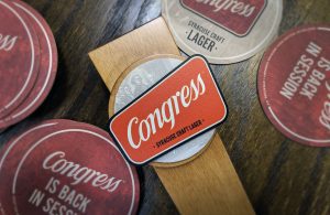 Congress tap and coasters