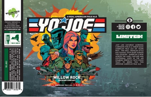 Yo Joe! American Pale Ale in a tulip glass