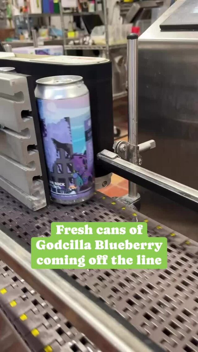 Fresh cans rolling off the line! 🍻 🫐