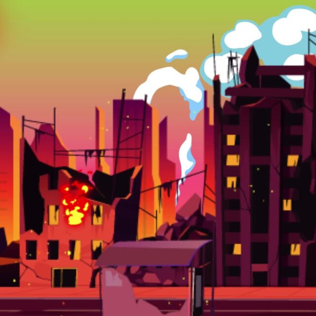 A Passionfruit Peach Kaiju rampaging through your tastebuds! Available in cans and on draft!