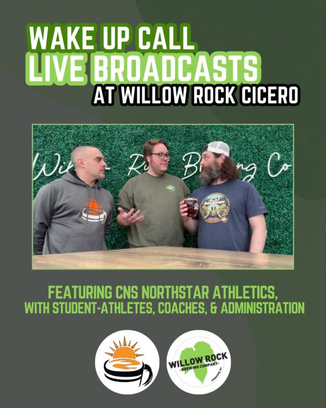 Have you heard? Willow Rock will be hosting Dan Tortora and his @wakeupcall_dt broadcasts LIVE every month. With a focus on CNS Northstar Athletics, the broadcasts will invite student-athletes, coaches, and administrative members to come join along in the greenhouse.