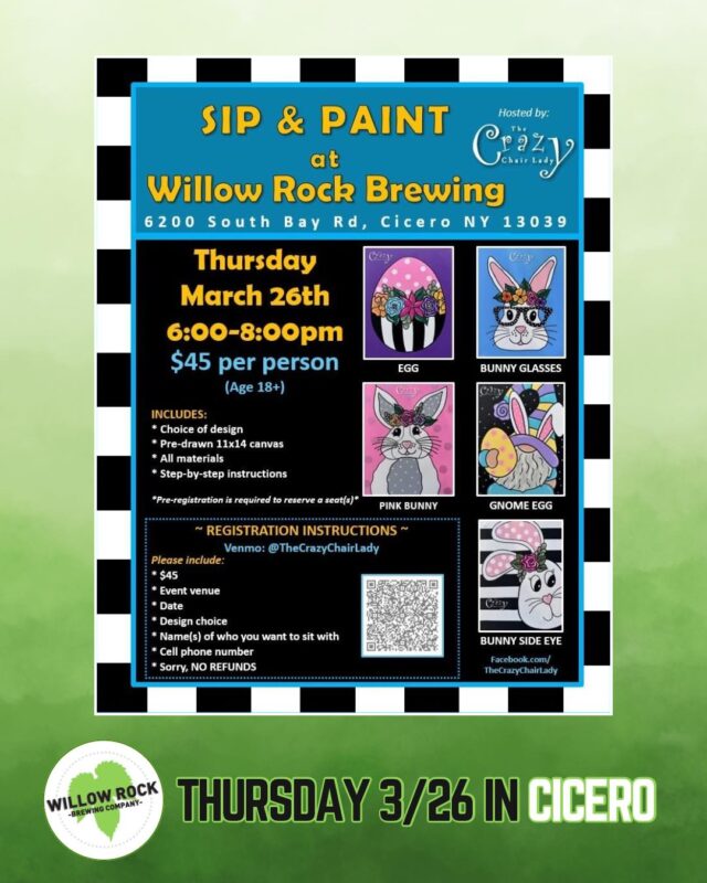 This weekend in the greenhouse…

Friday 3/27
💍 Brews & Bracelets with Wildflower Welds 

Saturday 3/28
🎵 Live Music with Harvey Fonda Music